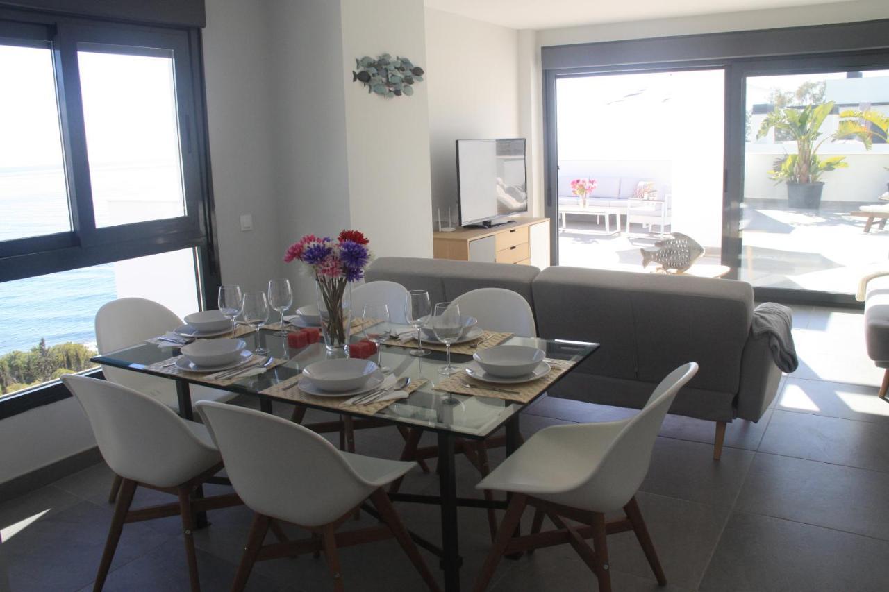 Sunny Penthouse Beach Apartment With Panoramic Views Almuñécar Exteriér fotografie